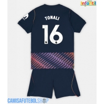 Camisa de time de futebol Tottenham Hotspur Sandro Tonali #16 Replicas 2º Equipamento Infantil 2026-27 Manga Curta (+ Calças curtas)